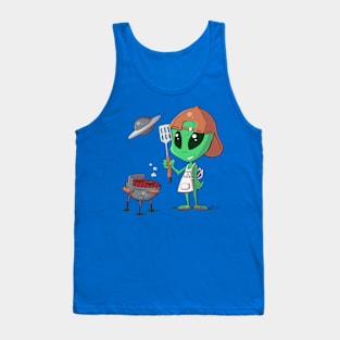 “Kiss the Cook” Alien Tank Top